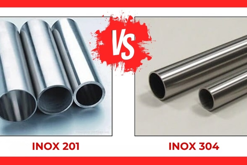 Inox 201 khác 304 như thế nào về thành phần hóa học?