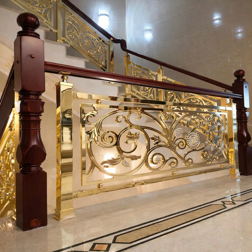 Mẫu trụ cầu thang đẹp 2026 sự kết hợp hoàn hảo giữa cổ điển và hiện đại