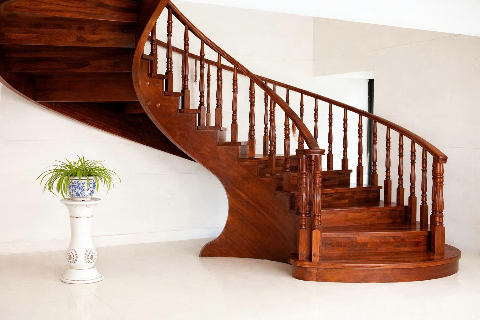 Mẫu cầu thang xoắn ốc đơn giản