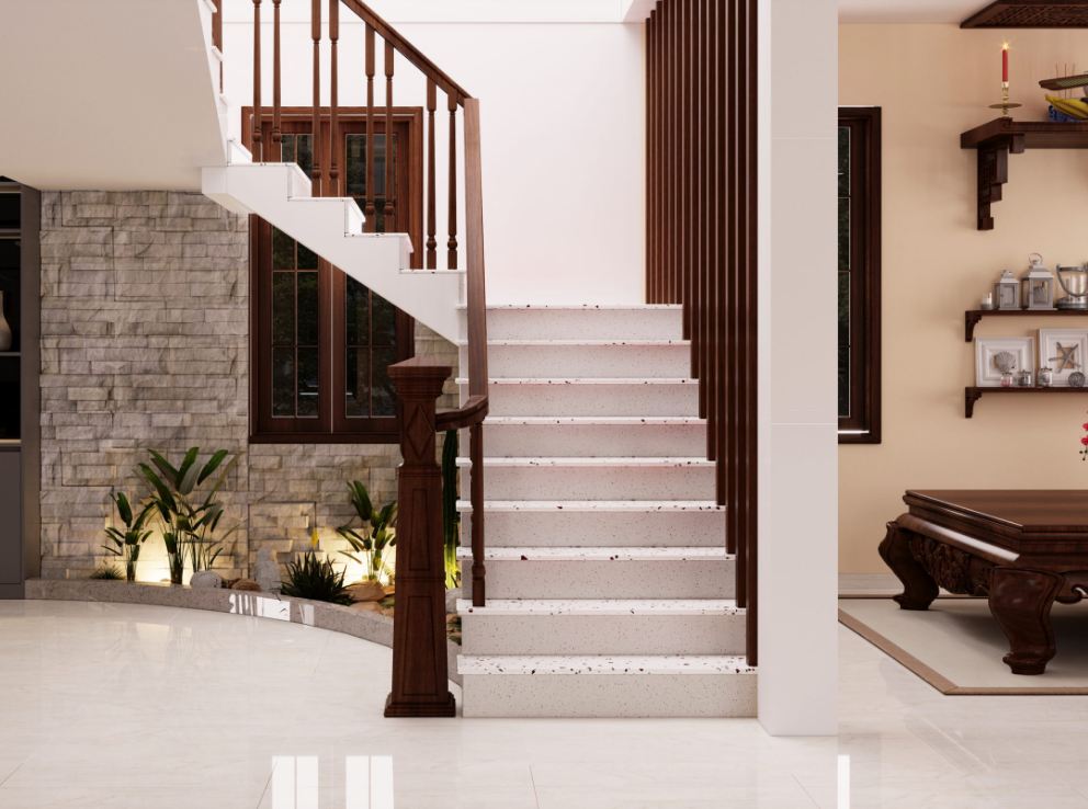 Xu hướng thiết kế cầu thang hiện đại kết hợp phong thủy