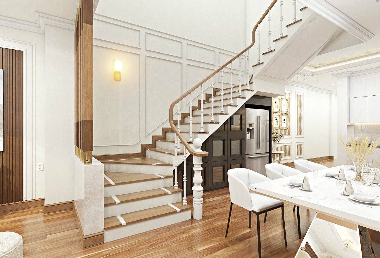 Ngay từ khâu thiết kế, gia chủ nên lưu ý các nguyên tắc về phong thủy cầu thang