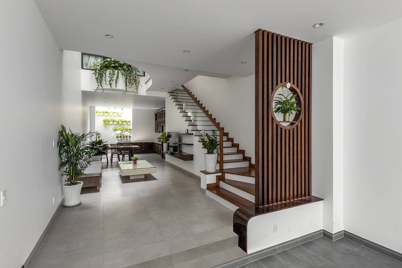 Lắp đặt vách ngăn trang trí để điều hướng dòng khí